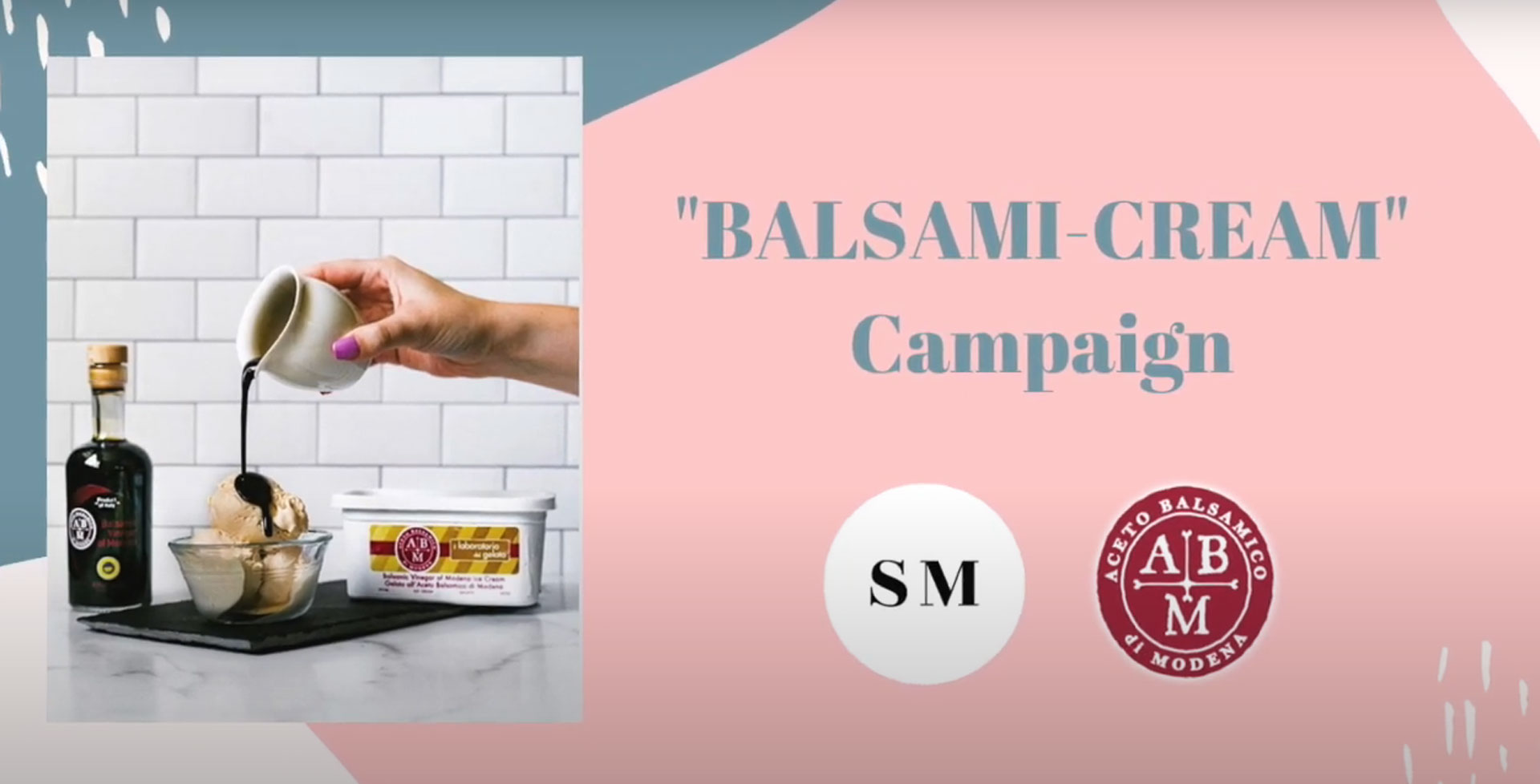 Scream for Balsami-cream: Summer 2020 Gelato Campaign