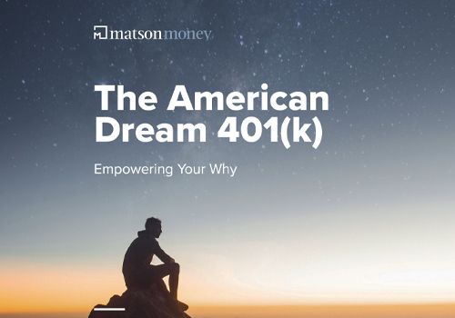 Matson Money's The American Dream 401(k)