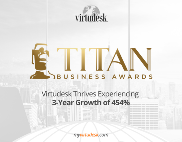 VirtuDesk Awarded Gold Medal for Best Trained Virtual Assistants!