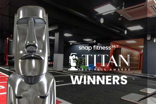 Snap Fitness won a Silver Award at the TITAN Business Awards!