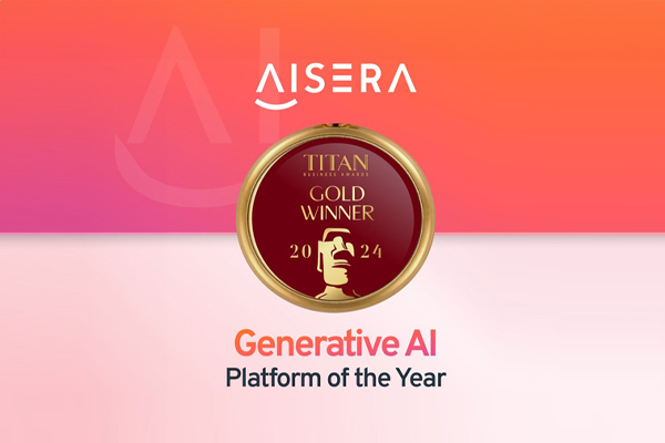 Aisera Generative AI Platform Prevails with Gold Win under Startup of the Year