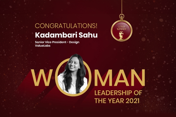 Kadambari Sahu of ValueLabs Awarded 2022's Creative Executive of the Year!