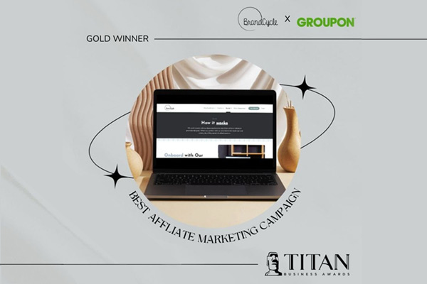 Groupon July Sales Challenge earned the Best Affiliate Marketing Campaign award from TITAN Awards!