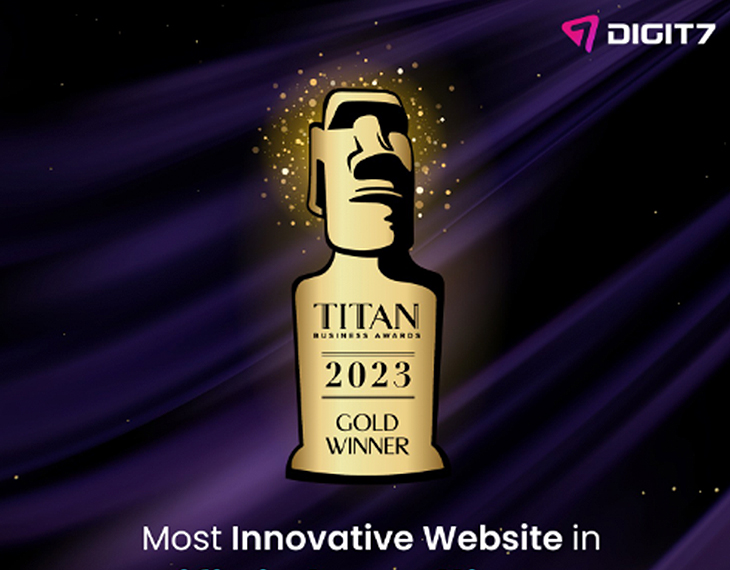 Digit7 has been awarded the TITAN Business Awards for innovative website design!
