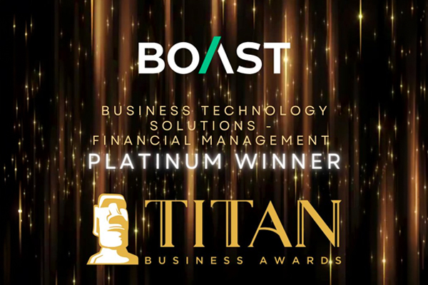 Boast has taken home Platinum Honors in the 2024 TITAN Business Awards