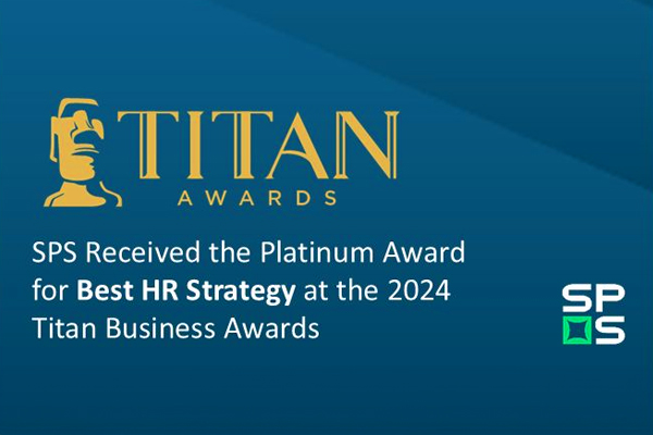 SPS North America for winning the Platinum Award for Best HR Strategy at the 2024 TITAN Awards! 