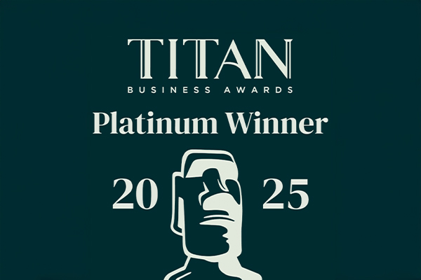 Notified proud to be named a TITAN Awards Platinum Winner 