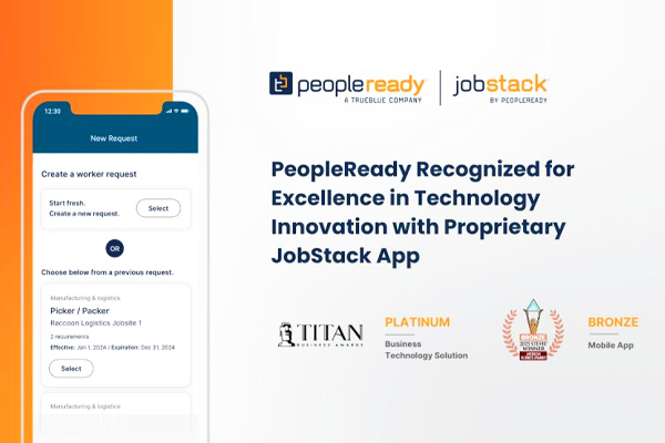PeopleReady proud to be recognized with multiple awards by TITAN Awards 