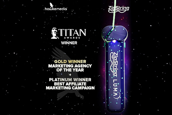Hawke Media so proud to be recognized for Marketing Effectiveness and double wins at the TITAN Awards!