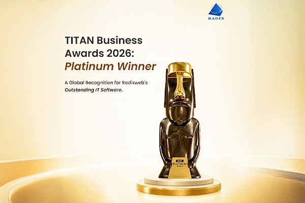 Radixweb Recognised for IT Excellence with TITAN Platinum