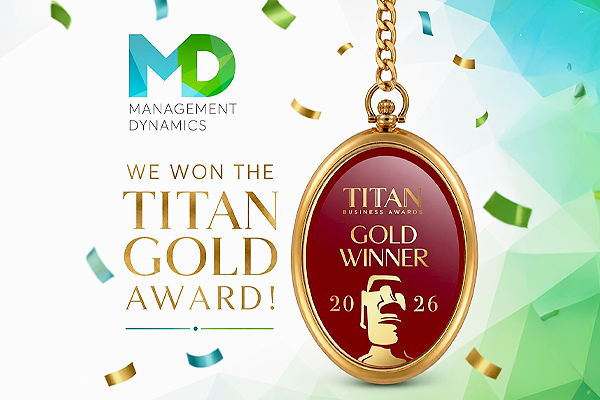 Management Dynamics Receives Gold TITAN Business Awards Recognition